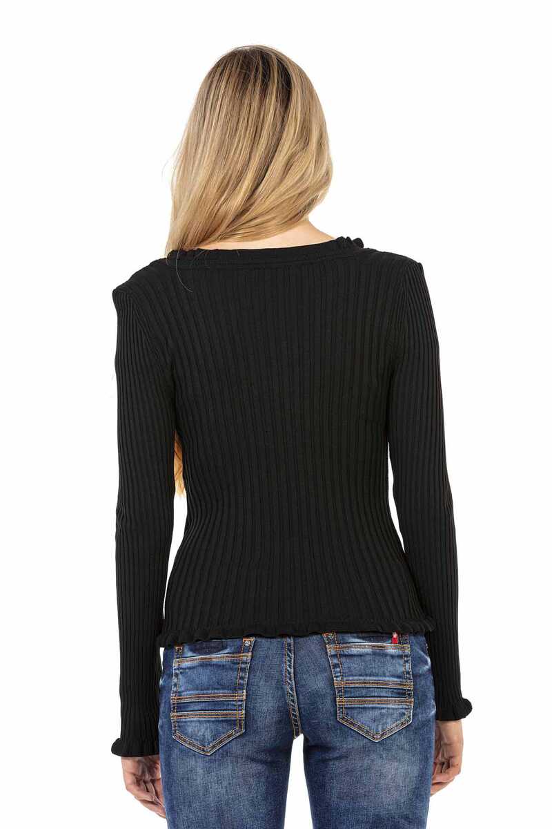 WP206 sweter damski z dekoltem