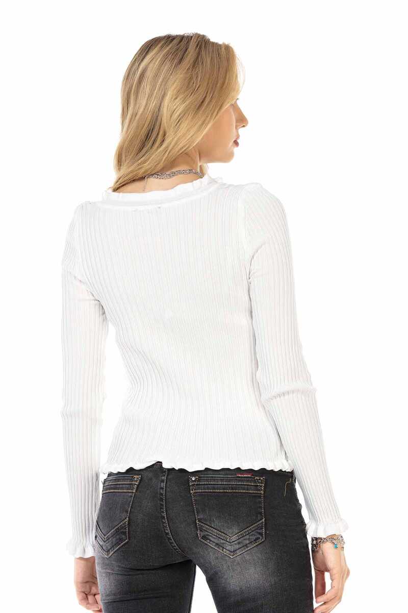 WP206 sweter damski z dekoltem