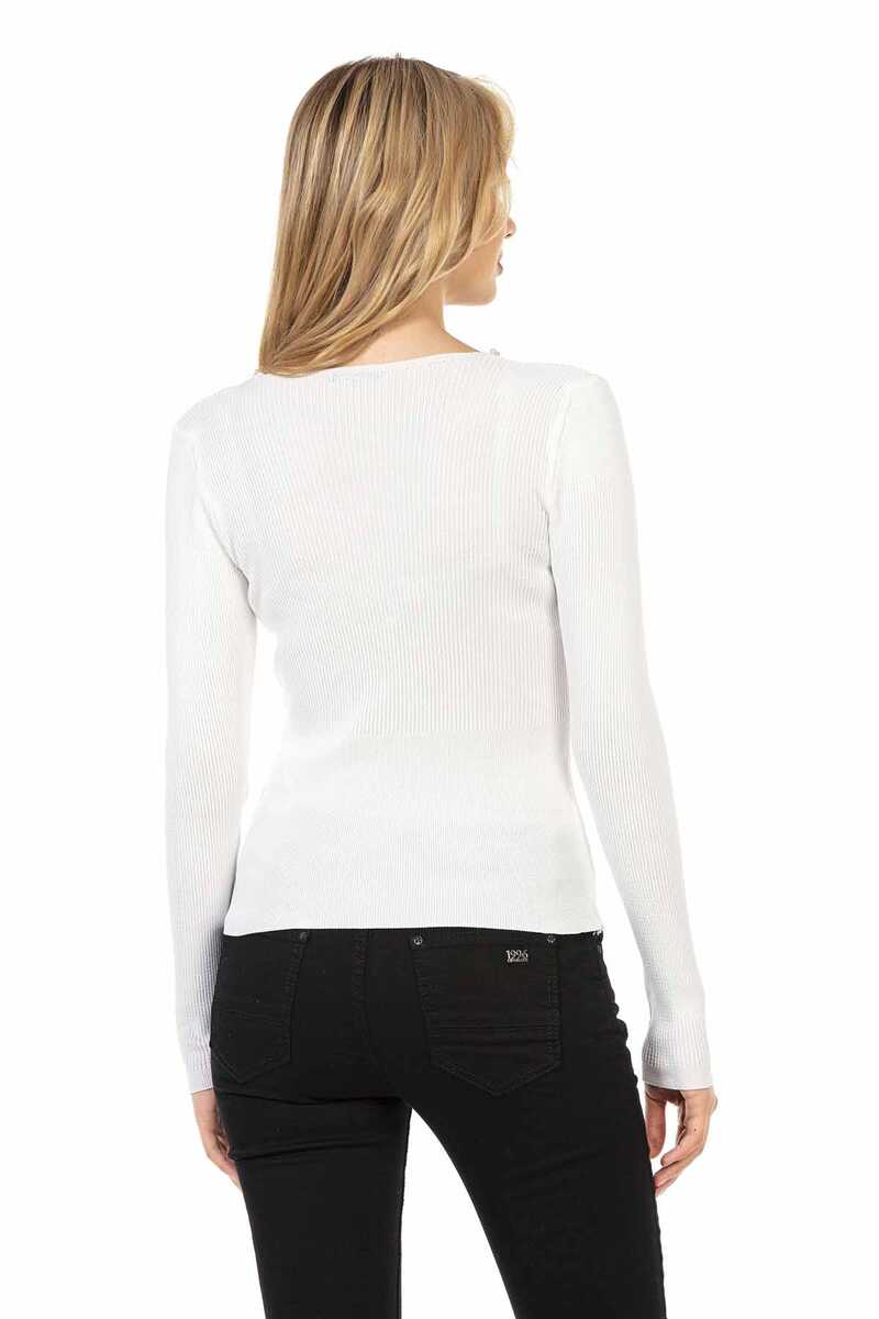 WP207 sweter damski z perłami