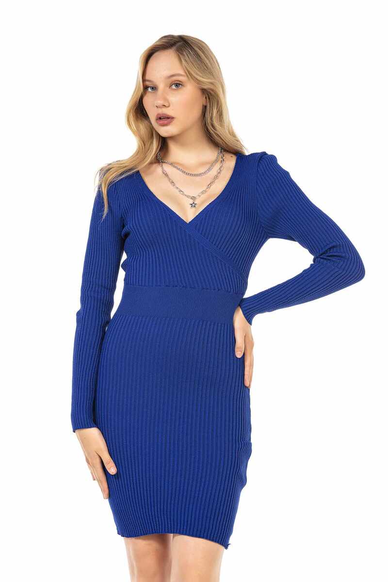 WP222 sukienka damska z dzianiny