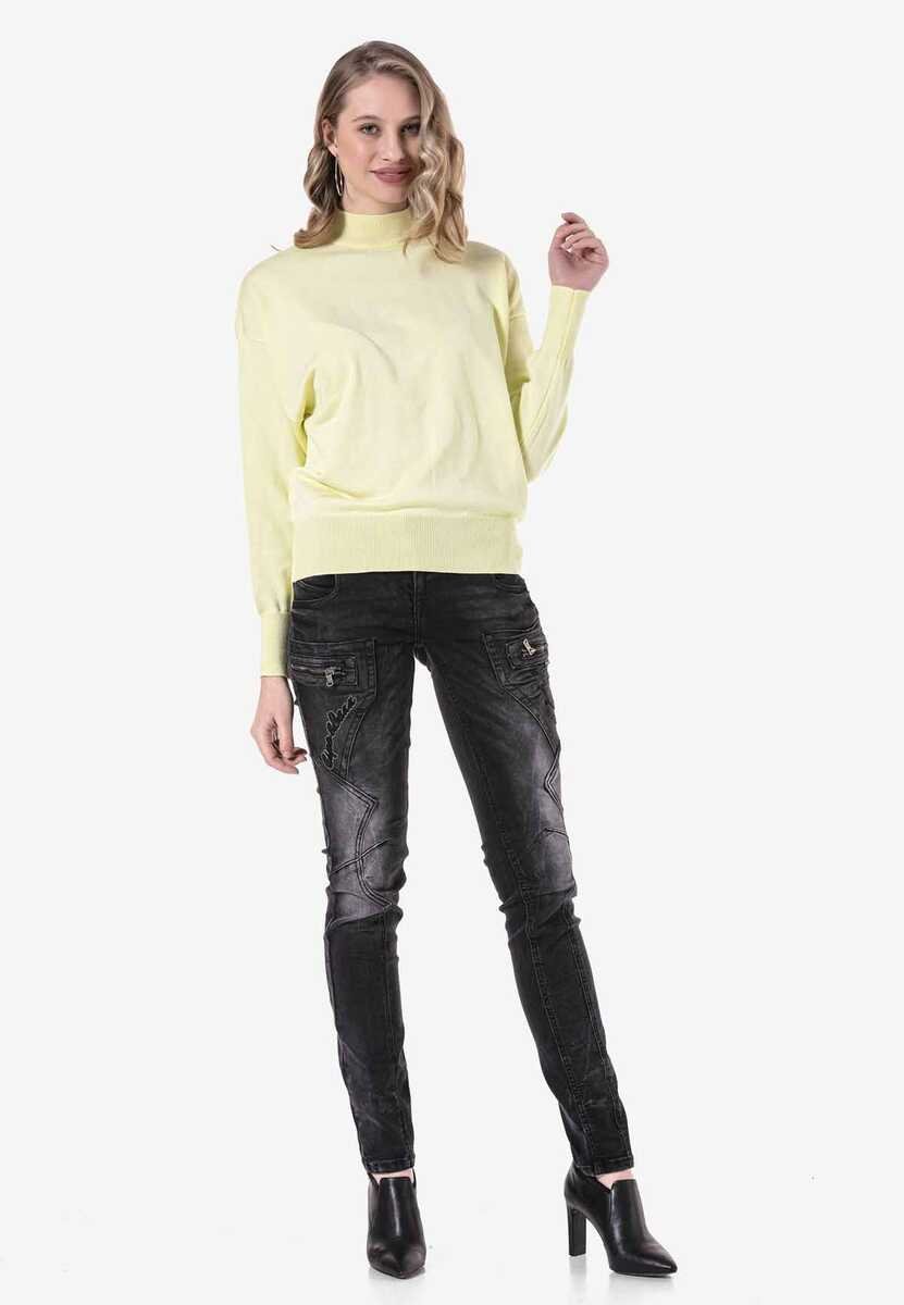 WP230 sweter damski z półgolfem