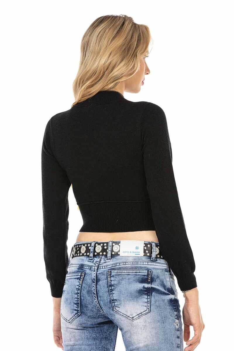 WP233 sweter damski krótki