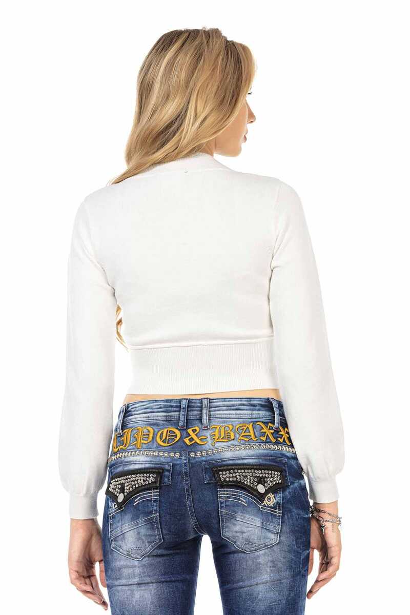 WP233 sweter damski krótki