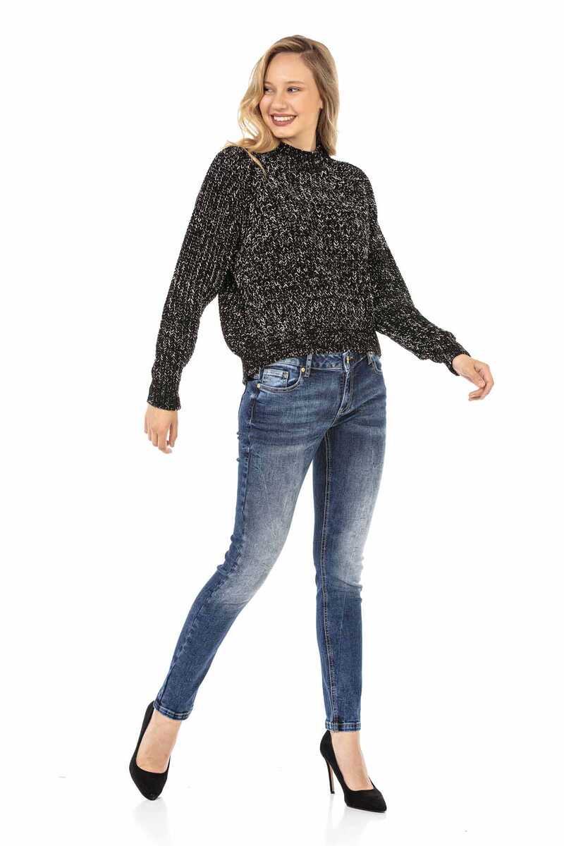 WP237 sweter damski w klasycznym stylu
