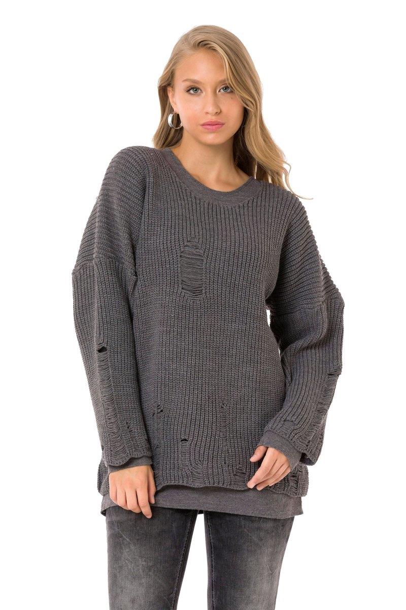 WP240 sweter damski z podkoszulkiem