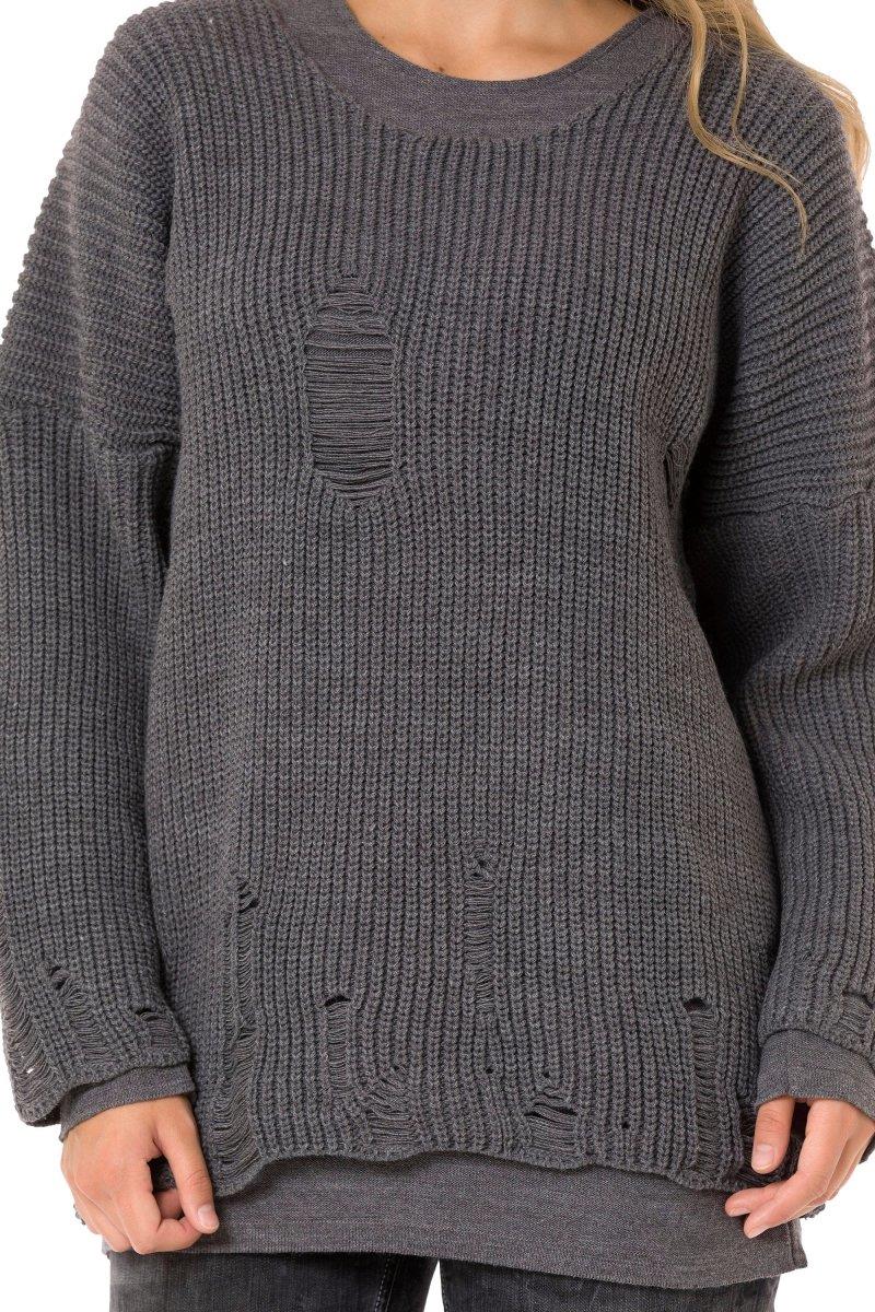 WP240 sweter damski z podkoszulkiem