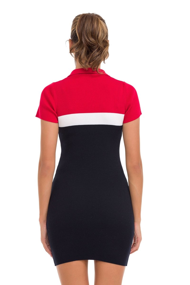 WP256 sukienka damska z dzianiny