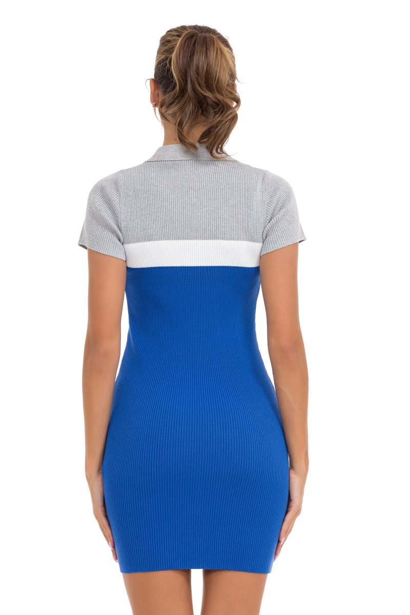 WP256 sukienka damska z dzianiny