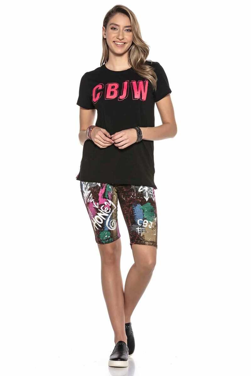 WT275 T-shirt damski z nadrukiem