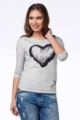 WL148 Blu Damen Blus Selda