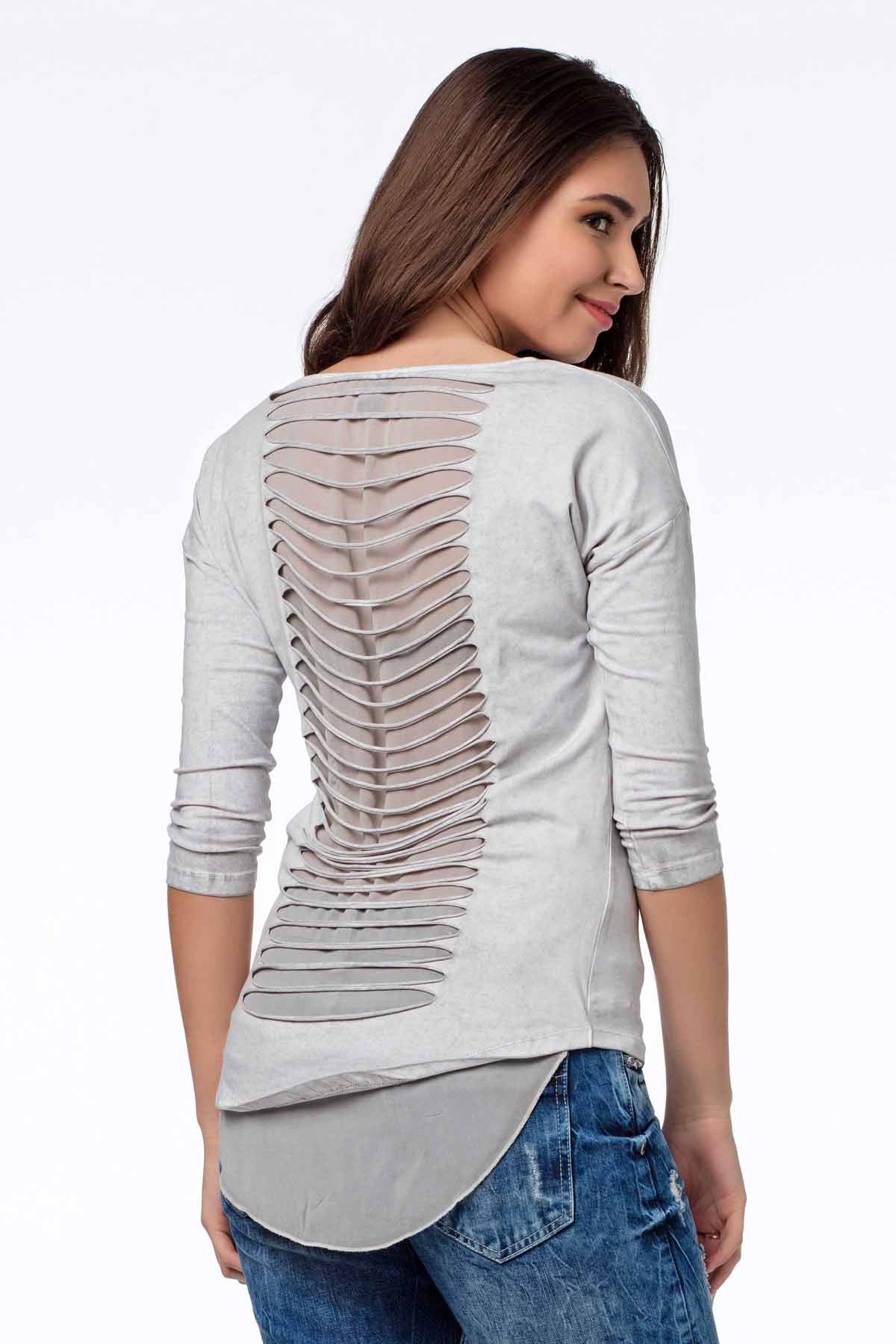 WL148 Blu Damen Blus Selda