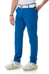 CD842-W men's fabric trousers in the fashionable slim fit cut