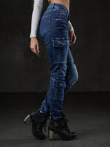 WD531 Basic Women's Jeans with Cargopocket