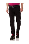 CD842 Men's fabric trousers in the fashionable slim fit cut