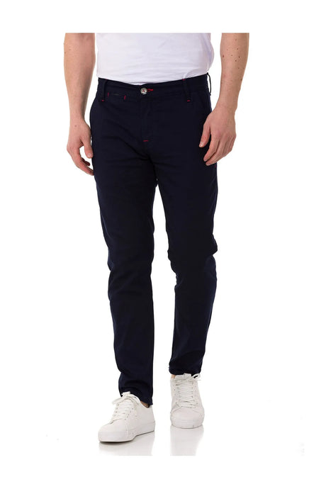 CD842 Men's fabric trousers in the fashionable slim fit cut