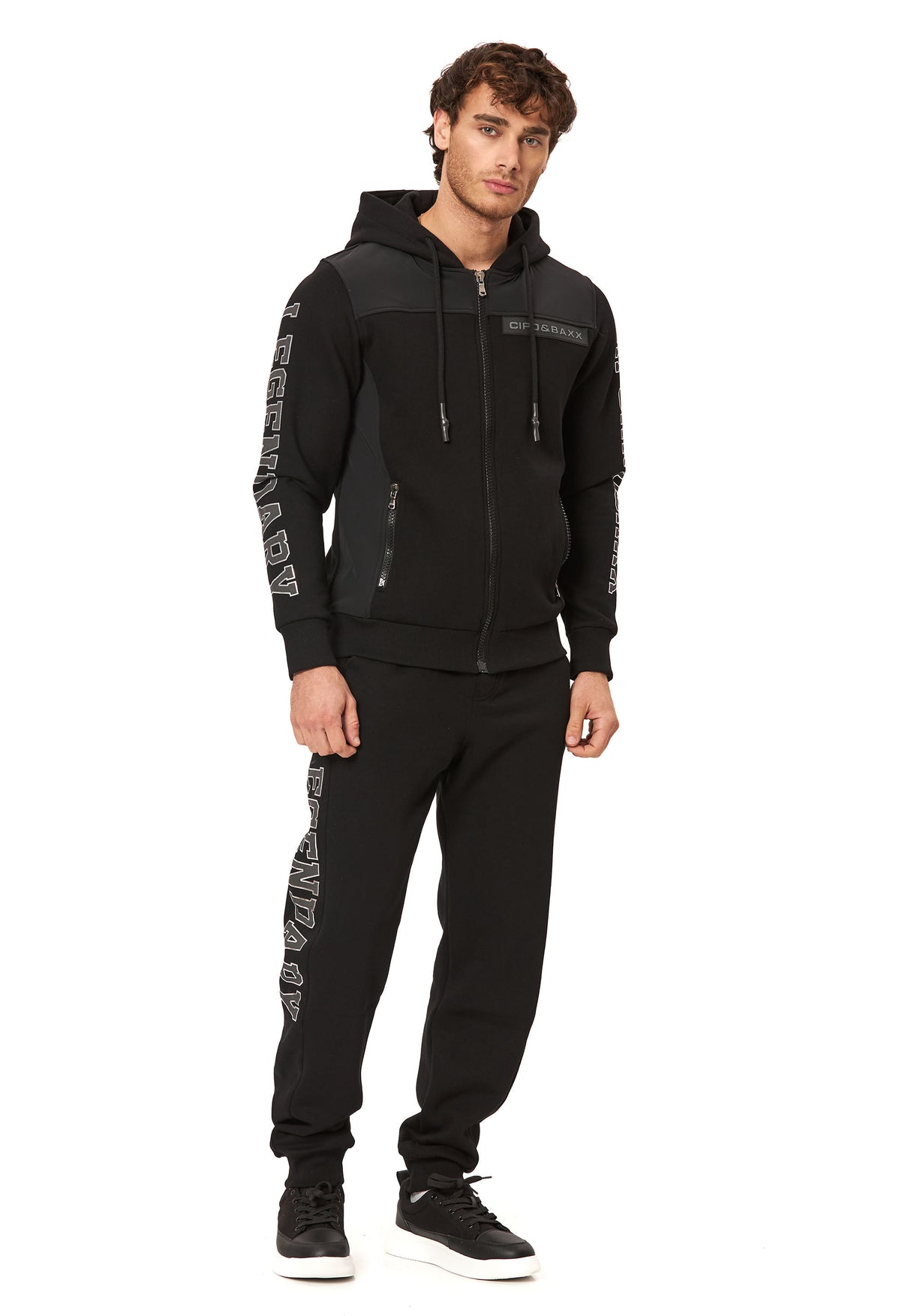 CLR164 Herren Jogginganzug – Sportlicher Trainingsanzug mit Hoodie & Jogger