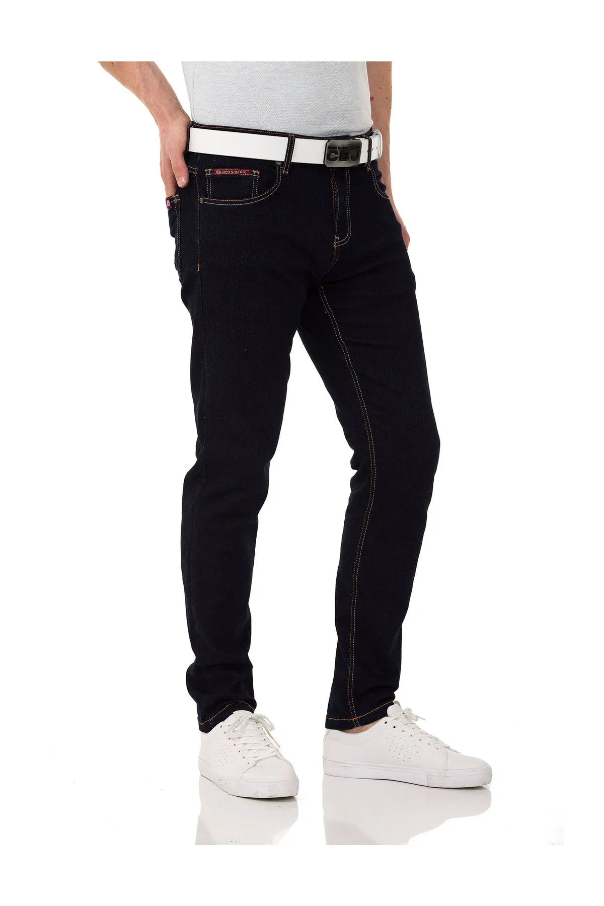 CD820 Jeans pour hommes Slim-Fit Basic Look