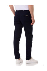 CD842 Men's fabric trousers in the fashionable slim fit cut