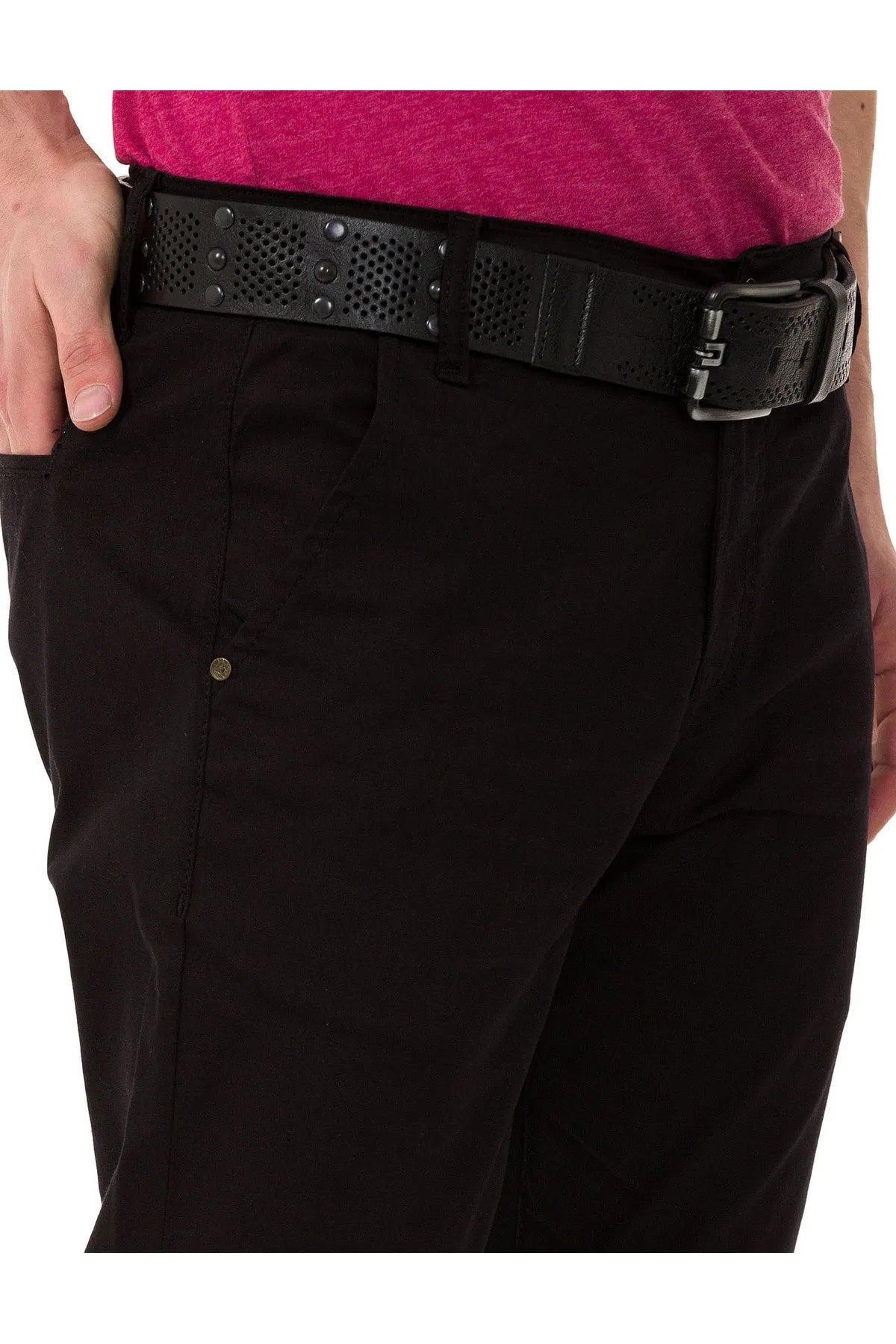 CD842 pantalon de tissu masculin dans la coupe à la mode à la mode