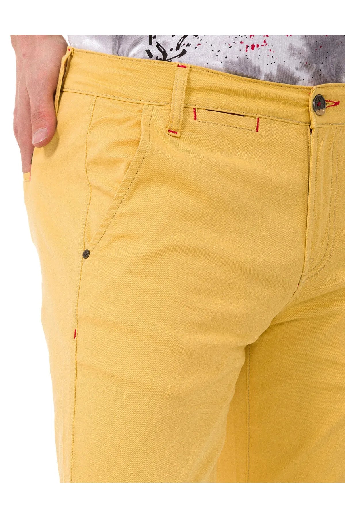 CD842 pantalon de tissu masculin dans la coupe à la mode à la mode