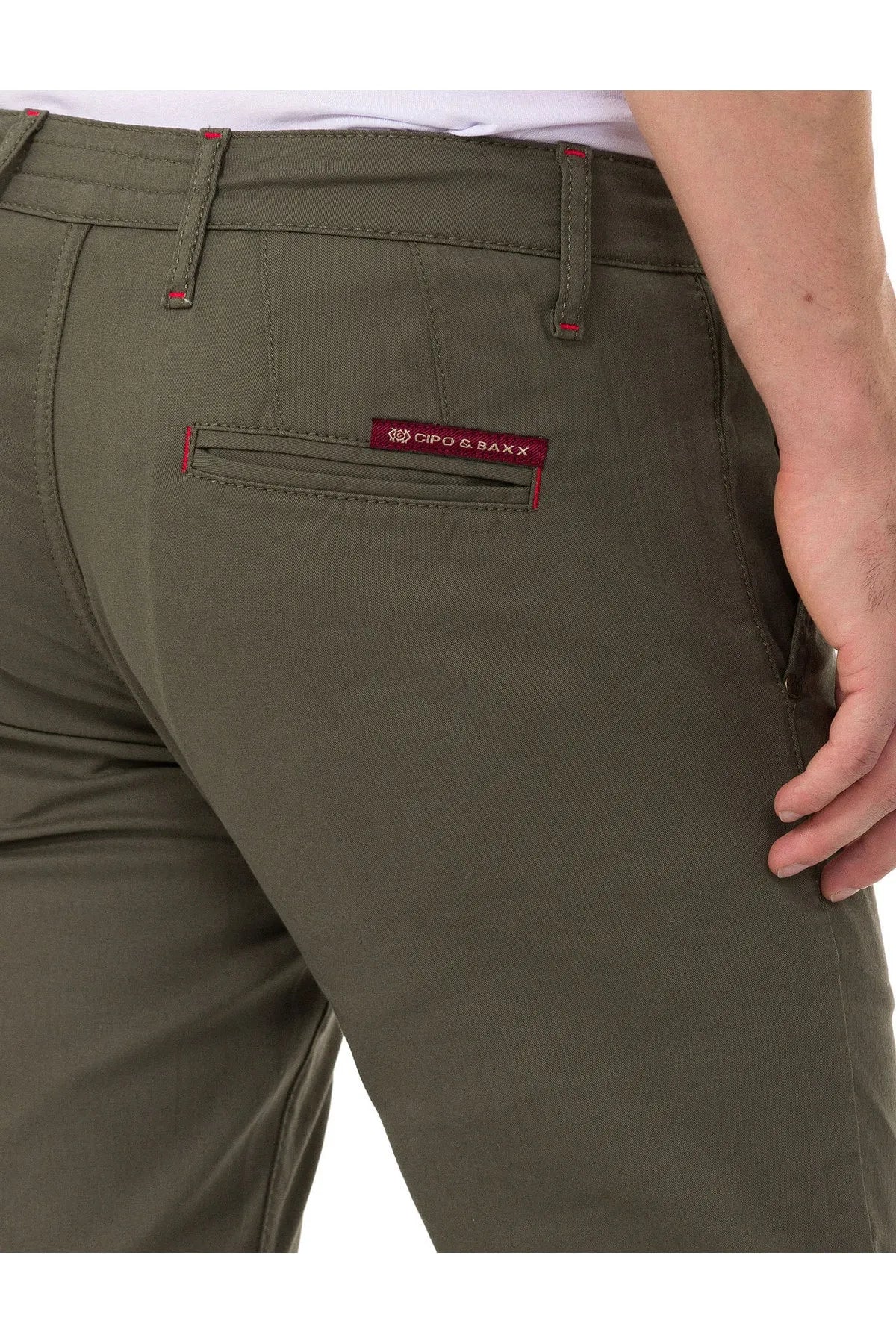 CD842 pantalon de tissu masculin dans la coupe à la mode à la mode