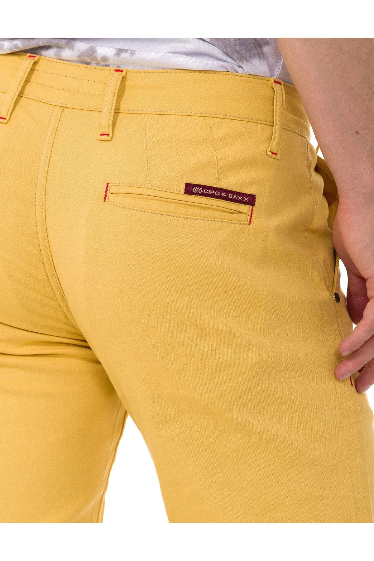 CD842 pantalon de tissu masculin dans la coupe à la mode à la mode