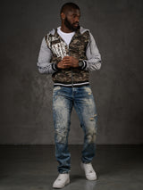 CJ215 Khaki Camouflage Men's Jacket