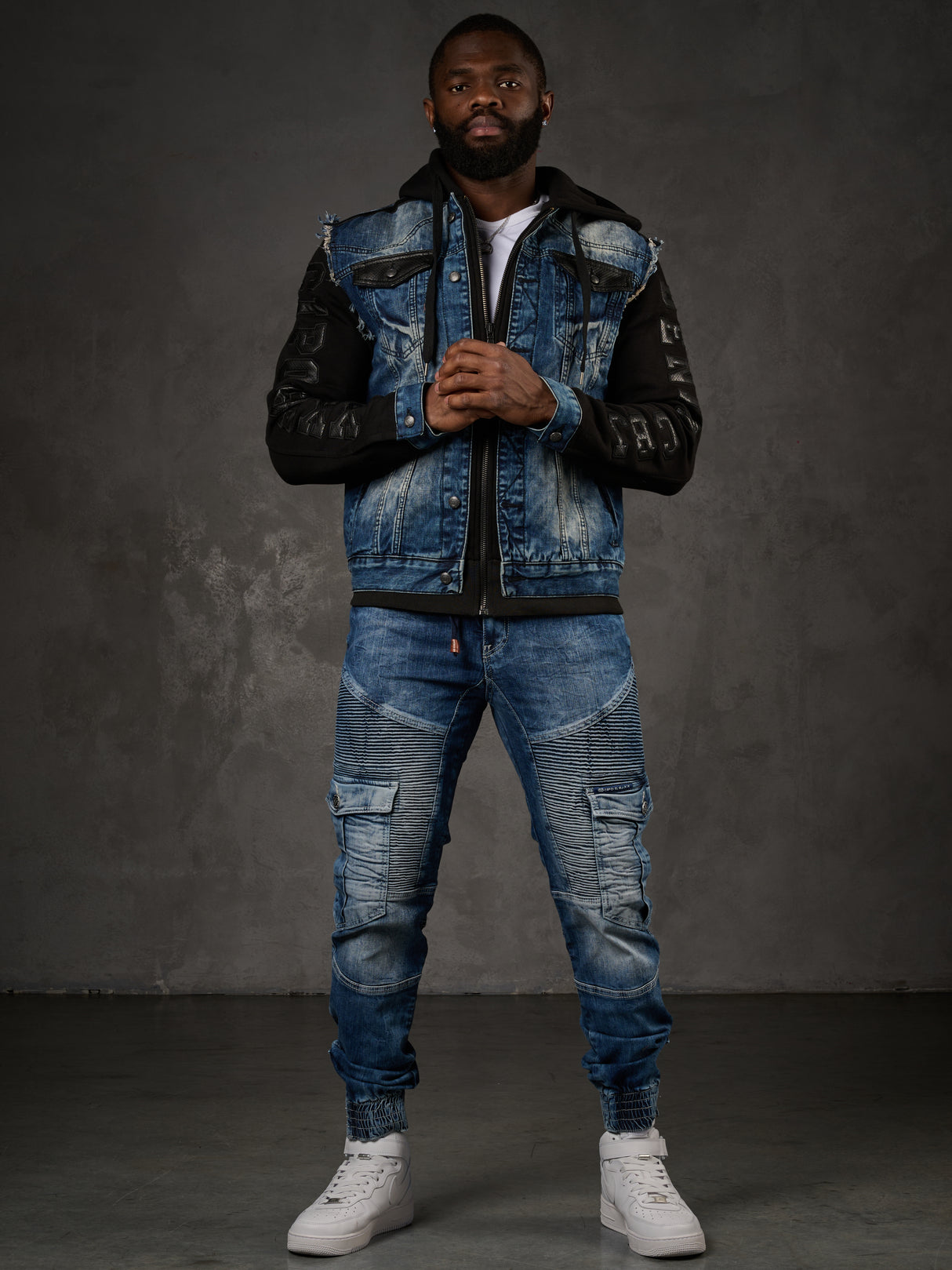 Giacca da uomo blu cj154