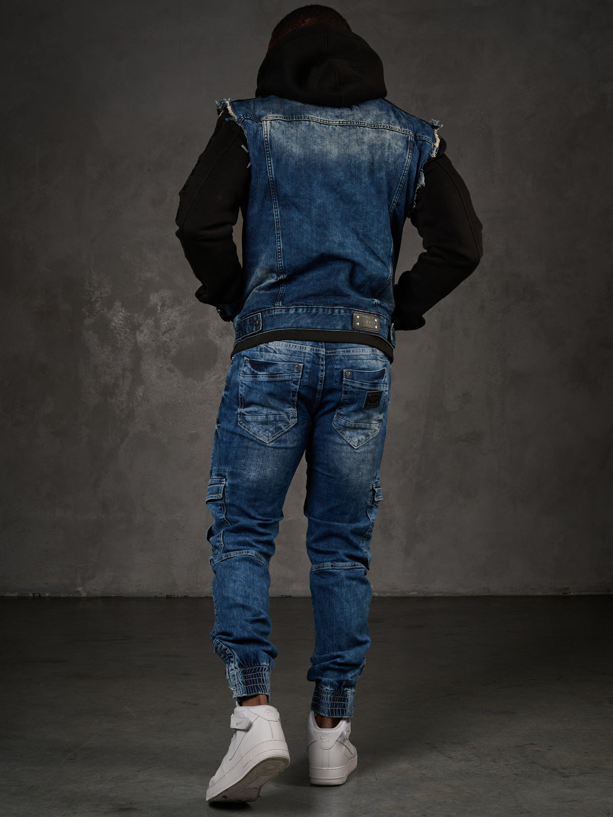 Giacca da uomo blu cj154