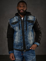 Giacca da uomo blu cj154