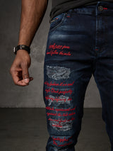 CD694 Jeans da uomo design particolare