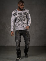 Cl549 Maglia a maniche lunghe da uomo