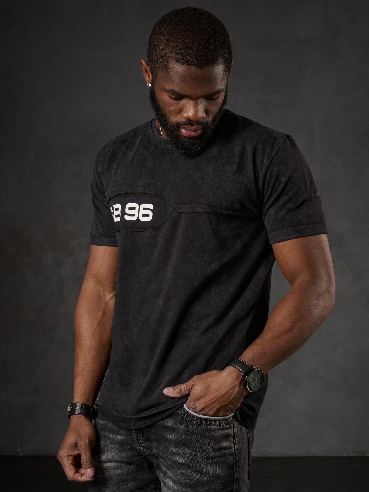 CT805  t-shirt z nadrukiem 