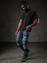 CD637 Jeans cómodos para hombres en un aspecto genial