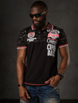 CT738 Polo masculin avec imprimé à la mode