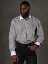 CH192 Camisa para hombres con diseño de línea