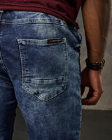 CD807 Herren Jeans mit elastische Basic Look