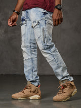 CD810 Herren Jeans in extravagantem Look