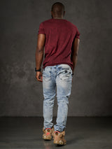 CD810 Herren Jeans in extravagantem Look