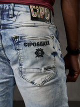 CD810 Herren Jeans in extravagantem Look