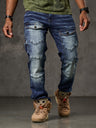 CD810 Herren Jeans in extravagantem Look