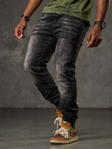 CD807 Herren Jeans mit elastische Basic Look