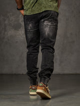 CD807 Herren Jeans mit elastische Basic Look