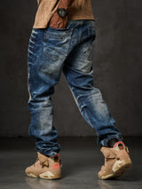 CD328 Herren bequeme Jeans in Regular Fit