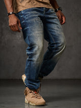 CD328 Herren bequeme Jeans in Regular Fit