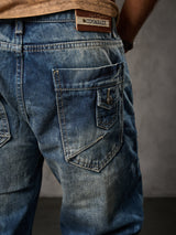 CD328 Herren bequeme Jeans in Regular Fit