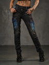 WD521 Jeans Cargo para Mujer