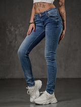 WD344 jeansy damskie slim fit