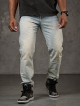 CD319X Comfortabele Heren Jeans in Straight-Fit