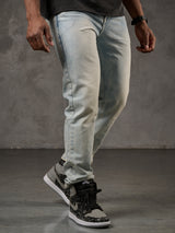 CD319X Comfortabele Heren Jeans in Straight-Fit